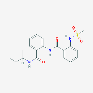 N-{2-[(sec-butylamino)carbonyl]phenyl}-2-[(methylsulfonyl)amino]benzamide