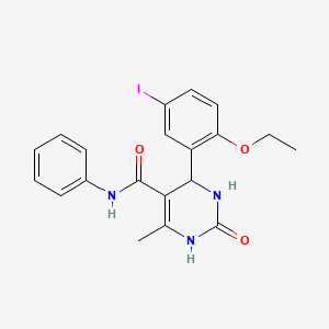 4-(2-ethoxy-5-iodophenyl)-6-methyl-2-oxo-N-phenyl-1,2,3,4-tetrahydro-5-pyrimidinecarboxamide