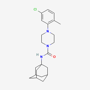 N-1-ADAMANTYL-4-(5-CHLORO-2-METHYLPHENYL)PIPERAZINE-1-CARBOXAMIDE