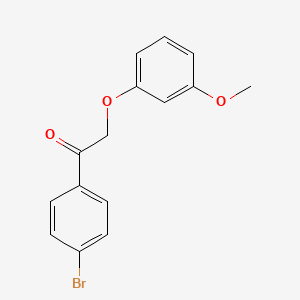 1-(4-bromophenyl)-2-(3-methoxyphenoxy)ethanone