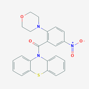 (2-Morpholin-4-yl-5-nitrophenyl)-phenothiazin-10-ylmethanone