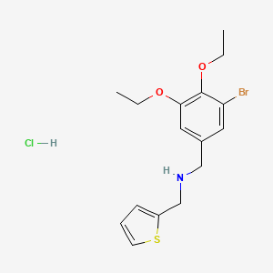 (3-bromo-4,5-diethoxybenzyl)(2-thienylmethyl)amine hydrochloride