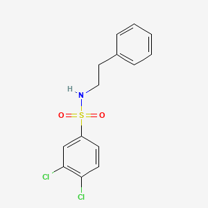 3,4-dichloro-N-(2-phenylethyl)benzenesulfonamide