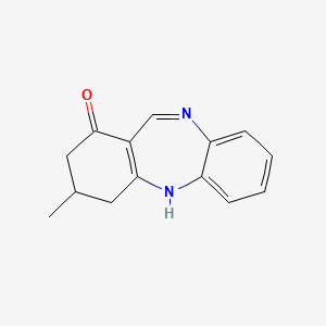 molecular formula C14H14N2O B4218232 3-methyl-3,4-dihydro-2H-dibenzo[b,e][1,4]diazepin-1-ol 