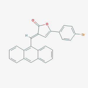 molecular formula C25H15BrO2 B421825 3-(9-anthrylmethylene)-5-(4-bromophenyl)-2(3H)-furanone 