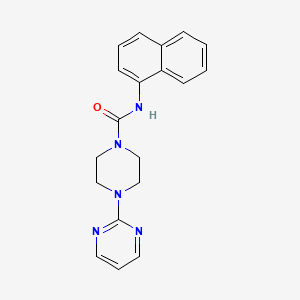 N-1-naphthyl-4-(2-pyrimidinyl)-1-piperazinecarboxamide