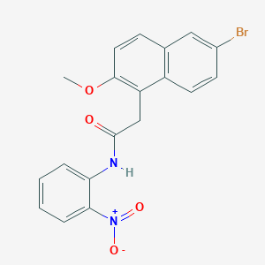 2-(6-bromo-2-methoxy-1-naphthyl)-N-(2-nitrophenyl)acetamide