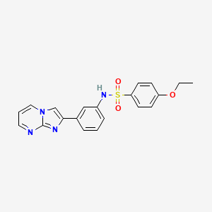 4-ethoxy-N-(3-imidazo[1,2-a]pyrimidin-2-ylphenyl)benzenesulfonamide