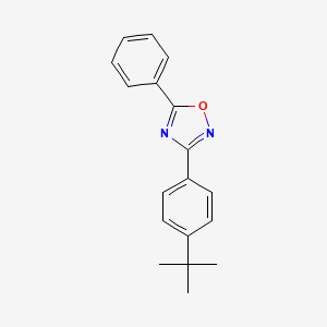 molecular formula C18H18N2O B4218652 3-(4-tert-butylphenyl)-5-phenyl-1,2,4-oxadiazole 