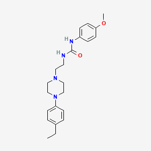 N-{2-[4-(4-ethylphenyl)-1-piperazinyl]ethyl}-N'-(4-methoxyphenyl)urea