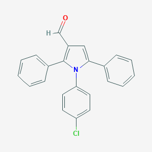 1-(4-chlorophenyl)-2,5-diphenyl-1H-pyrrole-3-carbaldehyde