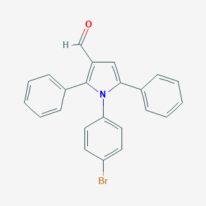 molecular formula C23H16BrNO B421873 1-(4-bromophenyl)-2,5-diphenyl-1H-pyrrole-3-carbaldehyde 