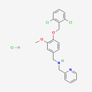 {4-[(2,6-dichlorobenzyl)oxy]-3-methoxybenzyl}(2-pyridinylmethyl)amine hydrochloride