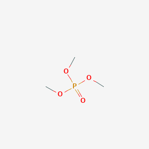 molecular formula C3H9O4P<br>(CH3O)3PO<br>C3H9O4P B042188 Trimethyl phosphate CAS No. 512-56-1