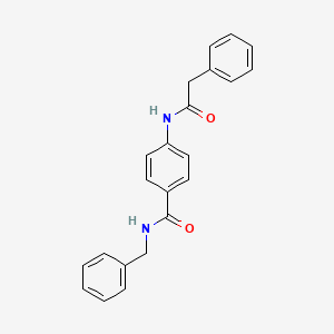 N-benzyl-4-[(phenylacetyl)amino]benzamide