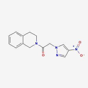 2-[(4-nitro-1H-pyrazol-1-yl)acetyl]-1,2,3,4-tetrahydroisoquinoline