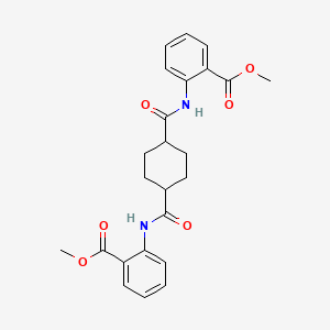 dimethyl 2,2'-[1,4-cyclohexanediylbis(carbonylimino)]dibenzoate