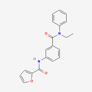 N-(3-{[ethyl(phenyl)amino]carbonyl}phenyl)-2-furamide