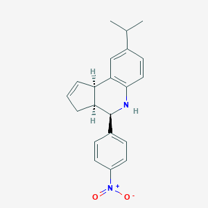 molecular formula C21H22N2O2 B421904 4-{4-nitrophenyl}-8-isopropyl-3a,4,5,9b-tetrahydro-3H-cyclopenta[c]quinoline 