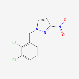 molecular formula C10H7Cl2N3O2 B4219060 1-(2,3-dichlorobenzyl)-3-nitro-1H-pyrazole 