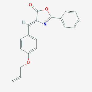 molecular formula C19H15NO3 B421909 4-[4-(allyloxy)benzylidene]-2-phenyl-1,3-oxazol-5(4H)-one 