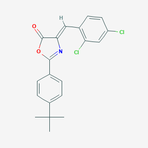 molecular formula C20H17Cl2NO2 B421915 (4Z)-2-(4-tert-butylphenyl)-4-(2,4-dichlorobenzylidene)-1,3-oxazol-5(4H)-one 