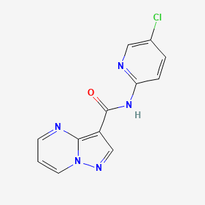 N~3~-(5-CHLORO-2-PYRIDYL)PYRAZOLO[1,5-A]PYRIMIDINE-3-CARBOXAMIDE