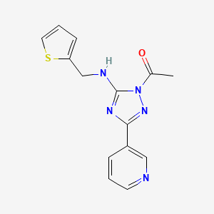 1-acetyl-3-(3-pyridinyl)-N-(2-thienylmethyl)-1H-1,2,4-triazol-5-amine