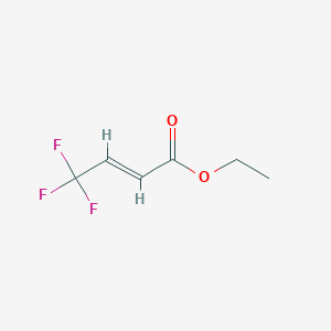 molecular formula C6H7F3O2 B042193 4,4,4-Trifluoro-crotonato de etilo CAS No. 25597-16-4