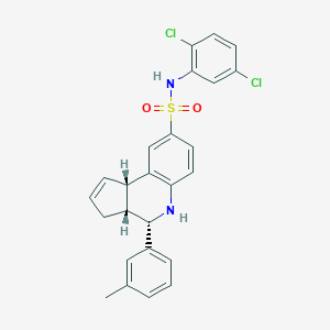 molecular formula C25H22Cl2N2O2S B421936 N-(2,5-dichlorophenyl)-4-(3-methylphenyl)-3a,4,5,9b-tetrahydro-3H-cyclopenta[c]quinoline-8-sulfonamide 