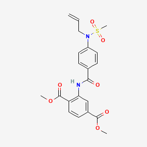 dimethyl 2-({4-[allyl(methylsulfonyl)amino]benzoyl}amino)terephthalate