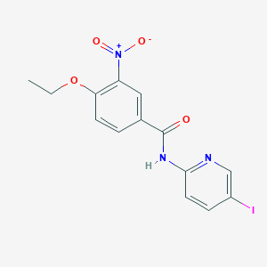 4-ethoxy-N-(5-iodopyridin-2-yl)-3-nitrobenzamide