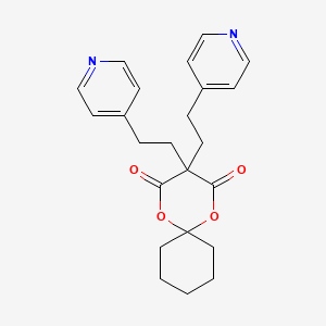 3,3-Bis(2-pyridin-4-ylethyl)-1,5-dioxaspiro[5.5]undecane-2,4-dione