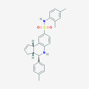 molecular formula C27H28N2O2S B421955 N-(2,4-dimethylphenyl)-4-(4-methylphenyl)-3a,4,5,9b-tetrahydro-3H-cyclopenta[c]quinoline-8-sulfonamide 