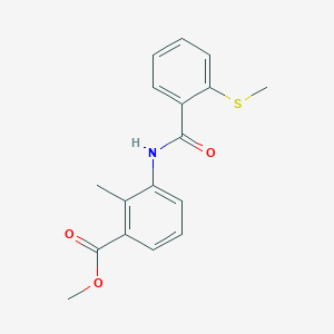 methyl 2-methyl-3-{[2-(methylthio)benzoyl]amino}benzoate