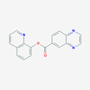 8-quinolinyl 6-quinoxalinecarboxylate