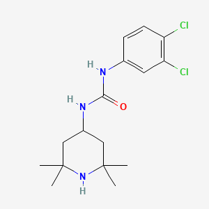 molecular formula C16H23Cl2N3O B4219698 1-(3,4-Dichlorophenyl)-3-(2,2,6,6-tetramethylpiperidin-4-yl)urea 