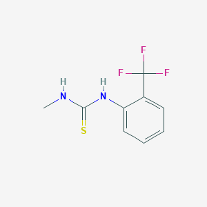 molecular formula C9H9F3N2S B4219789 1-Methyl-3-[2-(trifluoromethyl)phenyl]thiourea 