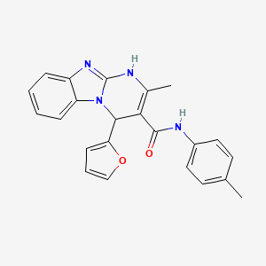 4-(2-furyl)-2-methyl-N-(4-methylphenyl)-1,4-dihydropyrimido[1,2-a]benzimidazole-3-carboxamide