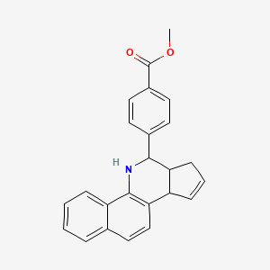 methyl 4-(6,6a,7,9a-tetrahydro-5H-benzo[h]cyclopenta[c]quinolin-6-yl)benzoate