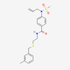 4-[allyl(methylsulfonyl)amino]-N-{2-[(3-methylbenzyl)thio]ethyl}benzamide