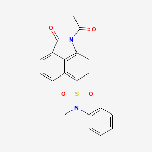 1-acetyl-N-methyl-2-oxo-N-phenyl-1,2-dihydrobenzo[cd]indole-6-sulfonamide