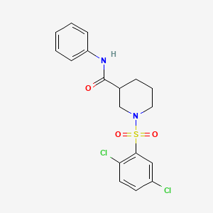 1-(2,5-dichlorophenyl)sulfonyl-N-phenylpiperidine-3-carboxamide