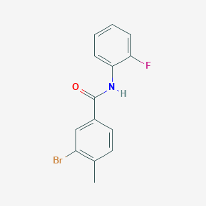 3-bromo-N-(2-fluorophenyl)-4-methylbenzamide