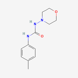 molecular formula C12H17N3O2 B4220414 1-(4-Methylphenyl)-3-morpholin-4-ylurea 