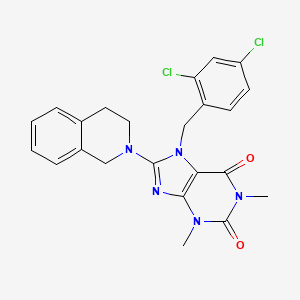 7-(2,4-dichlorobenzyl)-8-(3,4-dihydro-2(1H)-isoquinolinyl)-1,3-dimethyl-3,7-dihydro-1H-purine-2,6-dione