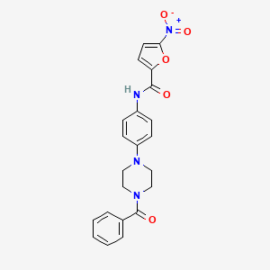 N-[4-(4-benzoyl-1-piperazinyl)phenyl]-5-nitro-2-furamide