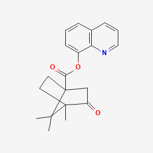 8-Quinolyl 4,7,7-trimethyl-3-oxobicyclo[2.2.1]heptanecarboxylate