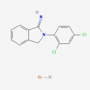 2-(2,4-dichlorophenyl)-3H-isoindol-1-imine;hydrobromide