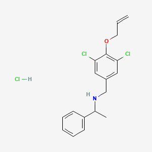 N-[4-(allyloxy)-3,5-dichlorobenzyl]-1-phenylethanamine hydrochloride